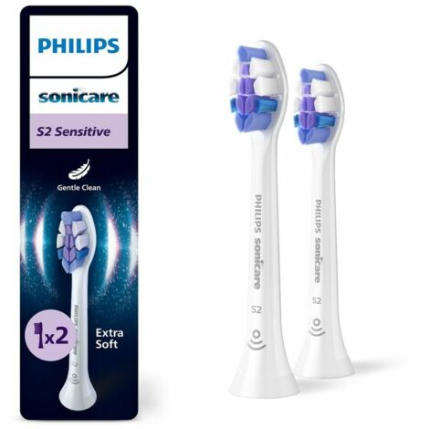 Philips Sonicare HX6052/87 2x Testine bianche per spazzolino sonico