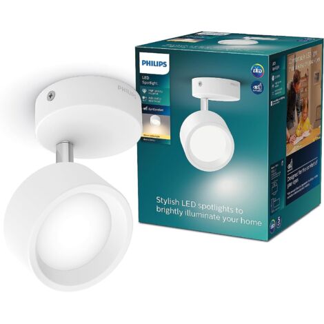 Philips, spot Bracia 1x5.5W, blanc chaud 2700K, Blanc
