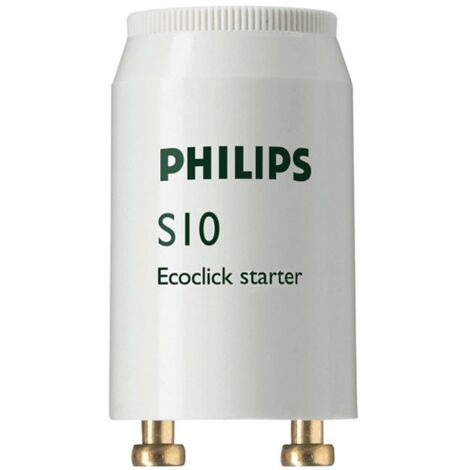 Philips – Starter à incandescence 4-65W – Tension 220-240V – Condensateur inclus – Pour ballast électromagnétique – Allumage fiable