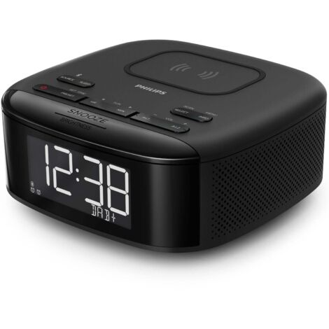 Philips TAR7705/10 Radio Orologio Analogico e Digitale Nero