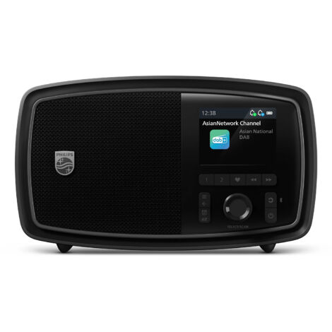 Philips TAV2000DB Portatile Analogico e digitale Nero