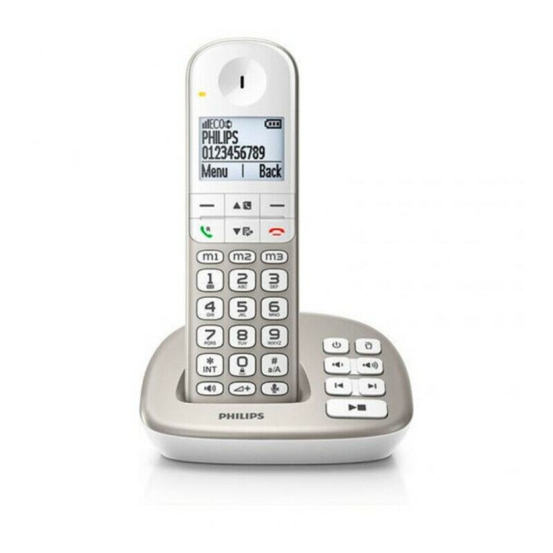 

Philips Teléfono Inalámbrico Philips XL4951S/23 1,9" DECT Blanco