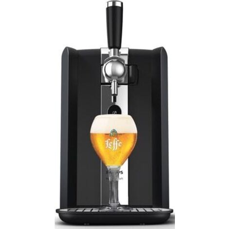 Philips – Tireuse à bière HD3770/90 – Design moderne noir – Conserve la bière entre 0 et 12°C pendant 30 jours – Affichage LED – Poignée amovible