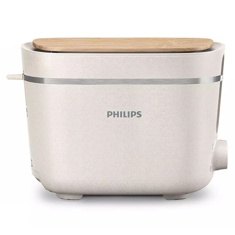 Philips - Eco Conscious Edition 5000er Serie HD2640/10 Grille-pain blanc soie, mat - blanc soie, mat