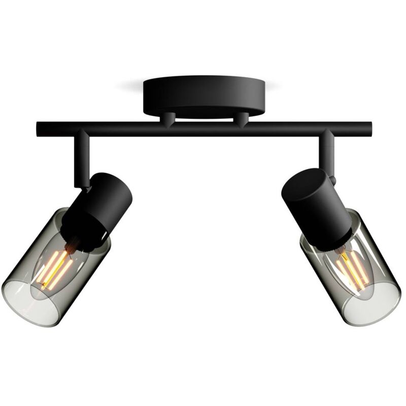 Philips - Palms 8720169299290 Spot de plafond E14 noir