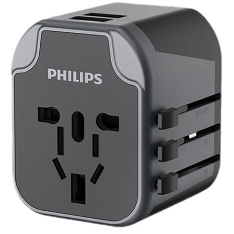 Philips Universal-Reiseadapter – Lädt vier Geräte gleichzeitig