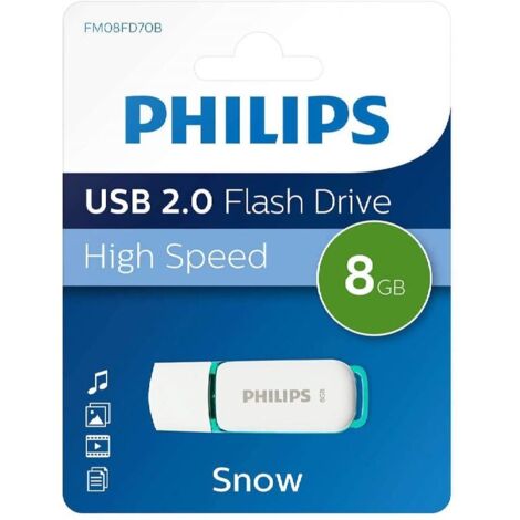 Philips USB 2.0              8GB Snow Edition Spring Green