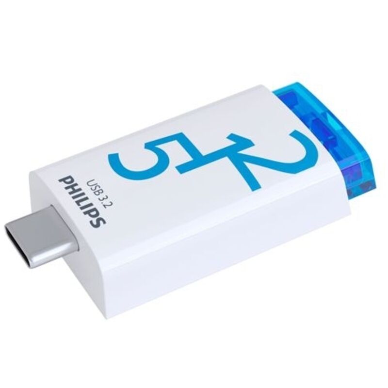 Philips Usb 3.2 512gb Click Series Gen 1 Usb-c