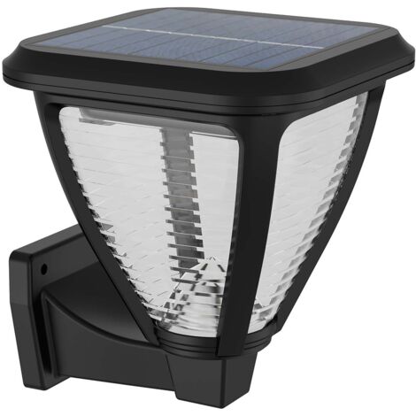 Philips Vapora lampe murale solaire noire 13 cm