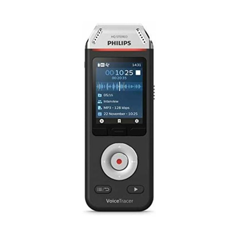 Image of Registratore vocale digitale professionale da 8 gb Philips DVT2110, registratore vocale Registratore audio portatile