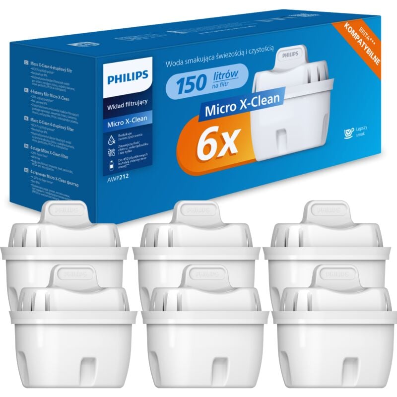 Philips - Accessoires - Filtre de remplacement, 6pcs AWP212/58