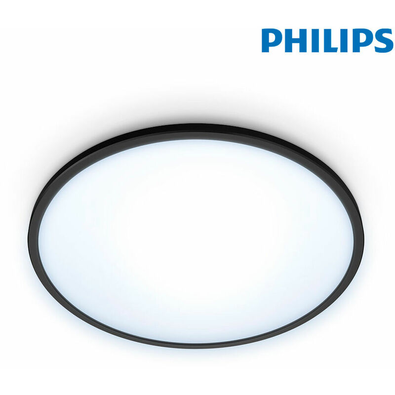 

Plafon led wiz 16w 1500lm ø292mm marco negro philips - Philips Wiz