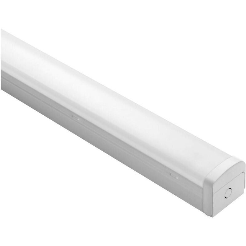 5ft Batten 30W Oracle 3-Hour Emergency 3000K and 4000K 5700K Tri-Colour CCT 120° Diffused White 3000lm Battens Fittings Light - Phoebe Led