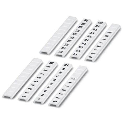 PHOENIX 0808671:0041 TERMINAL BLOCK MARKERS 10PIÈCE(S) ACCESSOIRE DE BORNIER