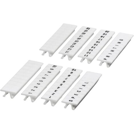Phoenix Contact 0801404:0011 Marquage de bornes blanc 10 pc(s) S824791