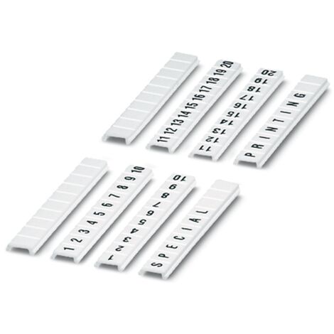 Phoenix Contact 0801406:0001 Marquage de bornes blanc 10 pc(s) S824201