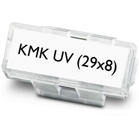Phoenix Contact 1014107 KMK UV (29X8) Porte étiquette Type de montage: pour collier serre-câbles tra