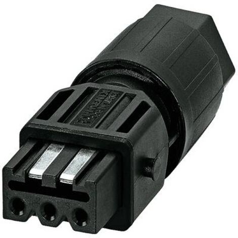 Phoenix Contact 1065121 Steckverbinder  Stecker, gerade Gesamtpolzahl: 4 + PE 16 A, 10 A Schwarz 1 S
