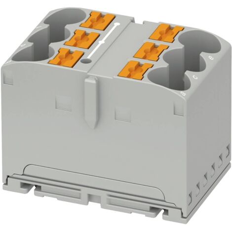 Phoenix Contact 1082387 Bloc de distribution Raccordement Push-Lock gris 1 pc(s) C949552
