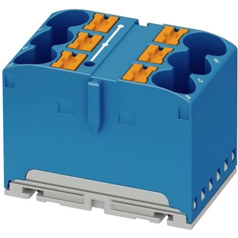 Phoenix Contact 1082388 Bloc de distribution Raccordement Push-Lock bleu 1 pc(s) C949592