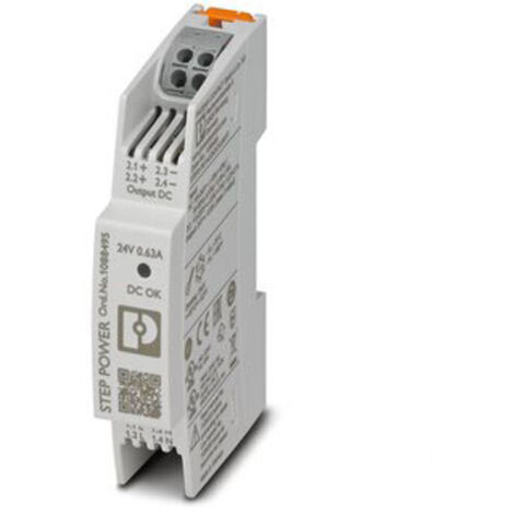 Phoenix Contact 1088495 Hutschienen-Netzteil (DIN-Rail)  24 V/DC 0.63 A 15 W Anzahl Ausgänge:1  Inha