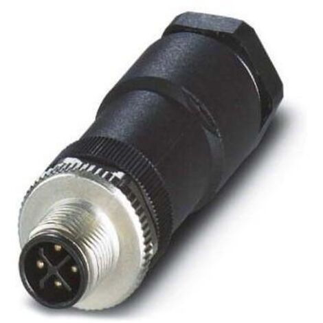 Phoenix Contact 1404641 Sensor-/Aktor-Steckverbinder, unkonfektioniert M12 Stecker, gerade  Polzahl