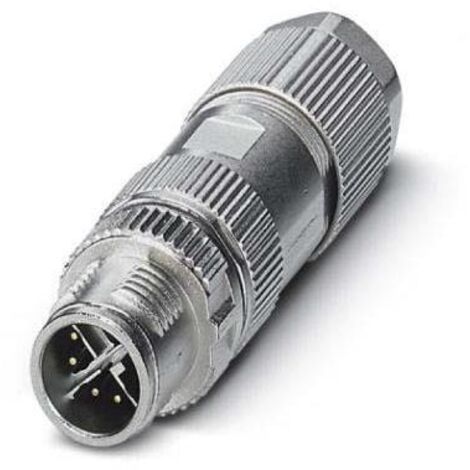 Phoenix Contact 1417430 Sensor-/Aktor-Datensteckverbinder M12 Stecker, gerade  Polzahl Sensoren: 8P8