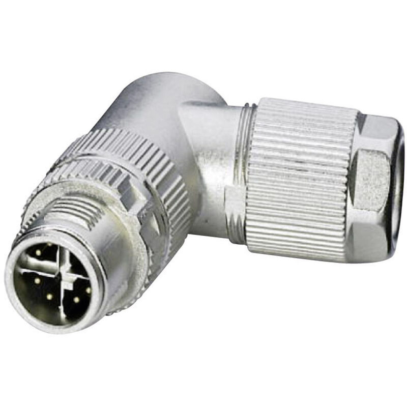 Phoenix Contact 1417443 Sensor-/Aktor-Datensteckverbinder M12 Stecker, Gewinkelt Polzahl Sensoren: