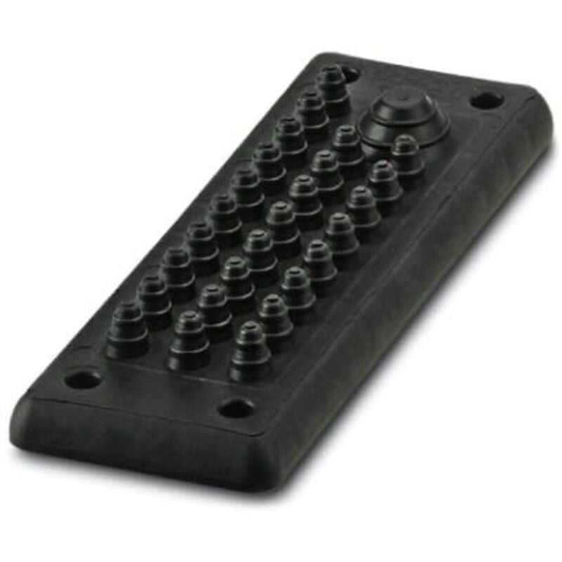 1424583 Plaque d'entrée de câbles tpe (mélange de caoutchouc inodore), sebs, pp noir 1 pc(s) - Phoenix Contact