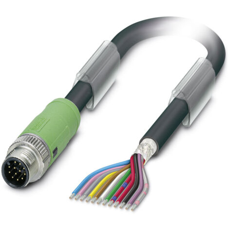 Phoenix Contact 1430048 Sensor-/Aktor-Steckverbinder, konfektioniert M12 Stecker, gerade 1.50 m Polz