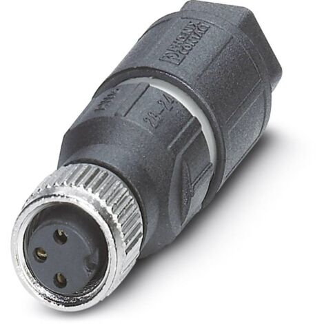 Phoenix Contact 1441066 Connettore non confezionato per sensore o attuatore M8 Presa dritta Numero di poli: 3 1 pz.