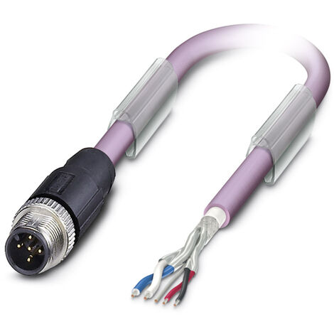 Phoenix Contact 1507421 Sensor-/Aktor-Datensteckverbinder, konfektioniert M12 Stecker, gerade 2.00 m