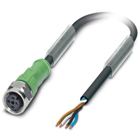 Phoenix contact 1515183 SAC-4P-10,0-PUR/M12FS VA - Câble pour capteurs/actionneurs