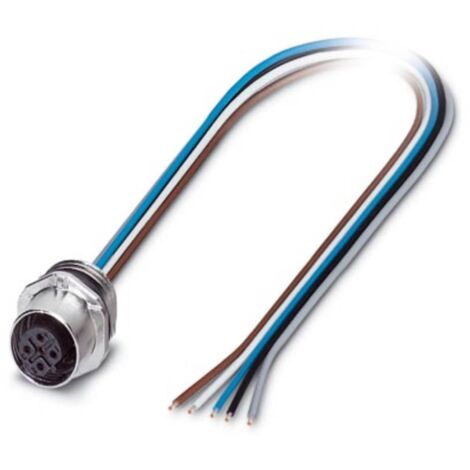 Phoenix Contact 1520000 Connettore da pannello per sensore o attuatore M12 Presa 0.50 m Numero di poli: 5 1 pz.