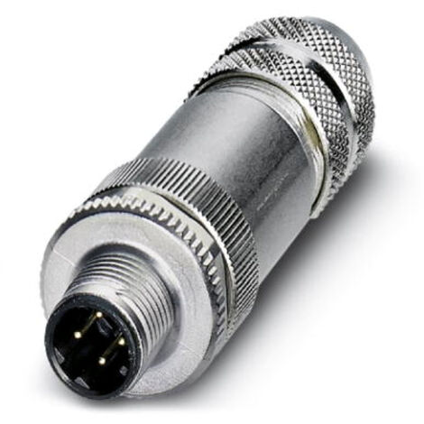 Phoenix Contact 1521261 Sensor-/Aktor-Datensteckverbinder M12 Stecker, gerade  Polzahl Sensoren: 4 1