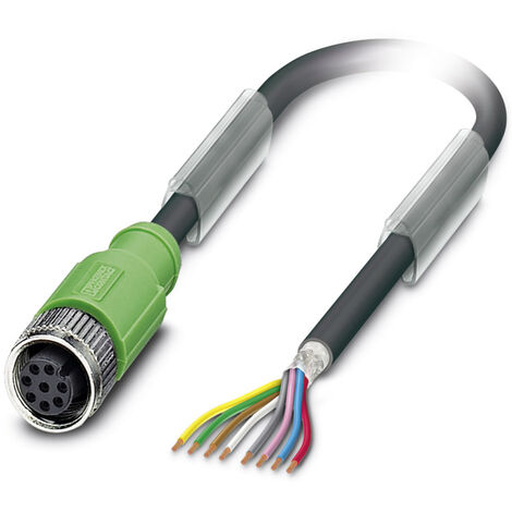 Phoenix Contact 1522888 Sensor-/Aktor-Steckverbinder, konfektioniert M12 Buchse, gerade 5.00 m Polza