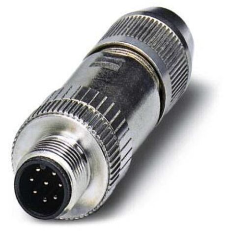 Phoenix Contact 1543236 Sensor-/Aktor-Datensteckverbinder M12 Stecker, gerade  Polzahl Sensoren: 8 1