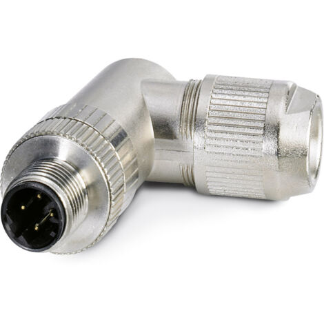 Phoenix Contact 1553624 Sensor-/Aktor-Datensteckverbinder M12 Stecker, gewinkelt  Polzahl Sensoren: