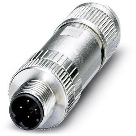 Phoenix Contact 1554513 Sensor-/Aktor-Datensteckverbinder M12 Stecker, gerade  Polzahl Sensoren: 4 1