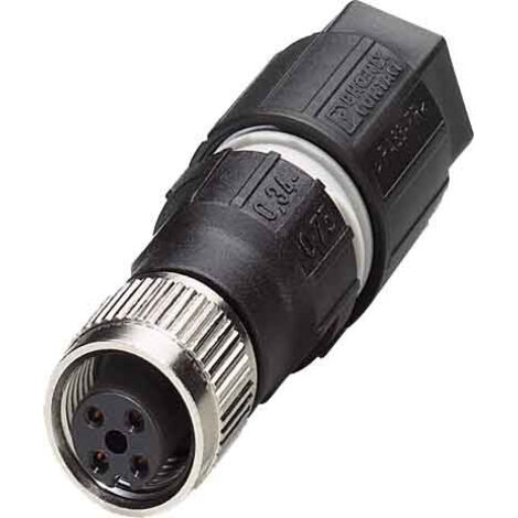 Phoenix Contact 1641756 Sensor-/Aktor-Steckverbinder, unkonfektioniert M12 Buchse, gerade  Polzahl S
