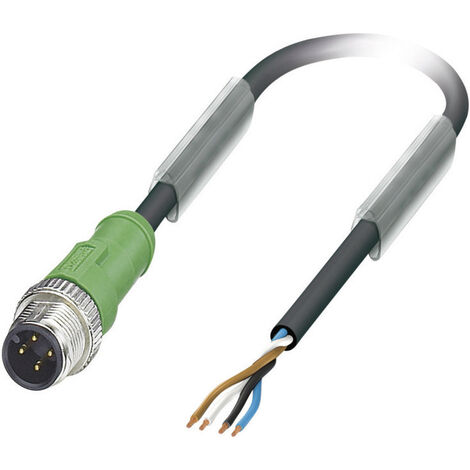Phoenix Contact 1668056 Sensor-/Aktor-Steckverbinder, konfektioniert M12 Stecker, gerade 3.00 m Polz