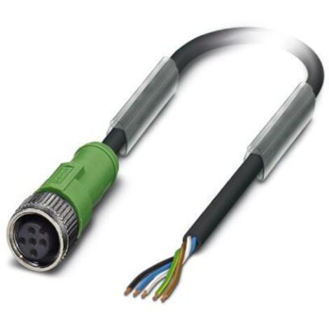 Phoenix Contact 1669848 Connettore confezionato per sensore o attuatore M12 Presa dritta 5.00 m Numero di poli: 5 1 pz.