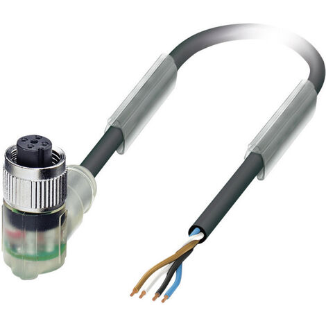 Phoenix Contact 1681020 Sensor-/Aktor-Steckverbinder, konfektioniert M12 Buchse, gewinkelt 10.00 m P