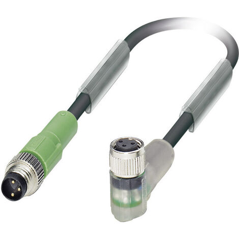 Phoenix Contact 1681981 Sensor-/Aktor-Steckverbinder, konfektioniert M8 Stecker, gerade, Buchse, ger