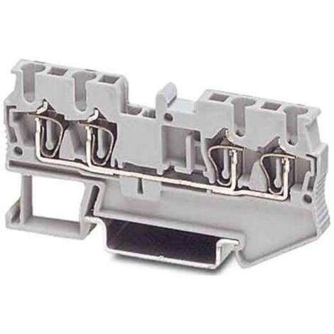 Phoenix Contact 3031306 Durchgangsreihenklemme 5.2 mm Zugfeder  Grau 50 St.