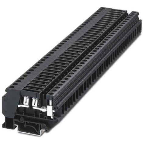 Phoenix Contact 3118203 Sicherungsreihenklemme 8.2 mm Schrauben  Schwarz 50 St.