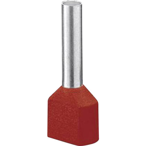Phoenix Contact 3200988 Zwillings-Aderendhülse 1 mm² Teilisoliert Rot 100 St.