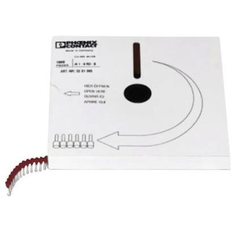 Phoenix Contact 3201592 terminale cavo rosso 8 mm confezione 1000