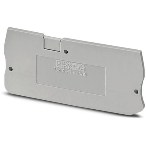 Phoenix Contact 3208977 Flasque d'extrémité Convient pour (détails): PT 4 TWIN gris 1 pc(s) D21285