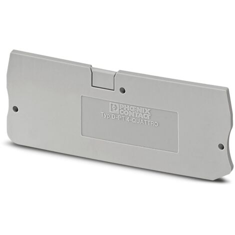 Phoenix Contact 3208979 Flasque d'extrémité Convient pour (détails): PT 4 QUATTRO gris 1 pc(s) D21201